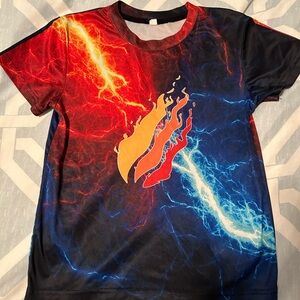 Kids Graphic T-Shirt - Red and Blue